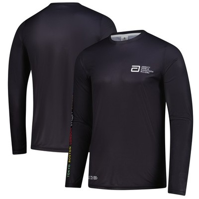 Men's Always Advancing Black Abbott World Marathon Majors 7 City Long Sleeve