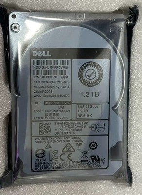 Dell 9XNF6 1.2 TB 10000 RPM 2.5 inch SAS 12 GB/s Hard Disk Drive