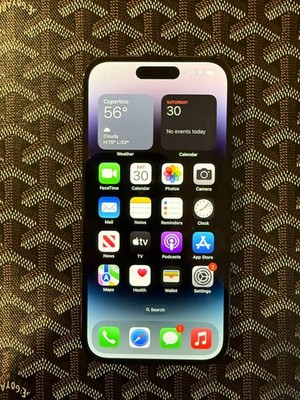 Apple iPhone 14 Pro 1 TB Space Black (Unlocked) Good Working Condition 92% Batt