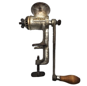 Vintage Universal #2 Meat Grinder Food Chopper Landers Frary Clark Cast Iron USA