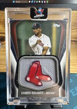 2020 Topps - Jumbo Jersey Sleeve Patches Xander Bogaerts #JJSP-XB Black /149