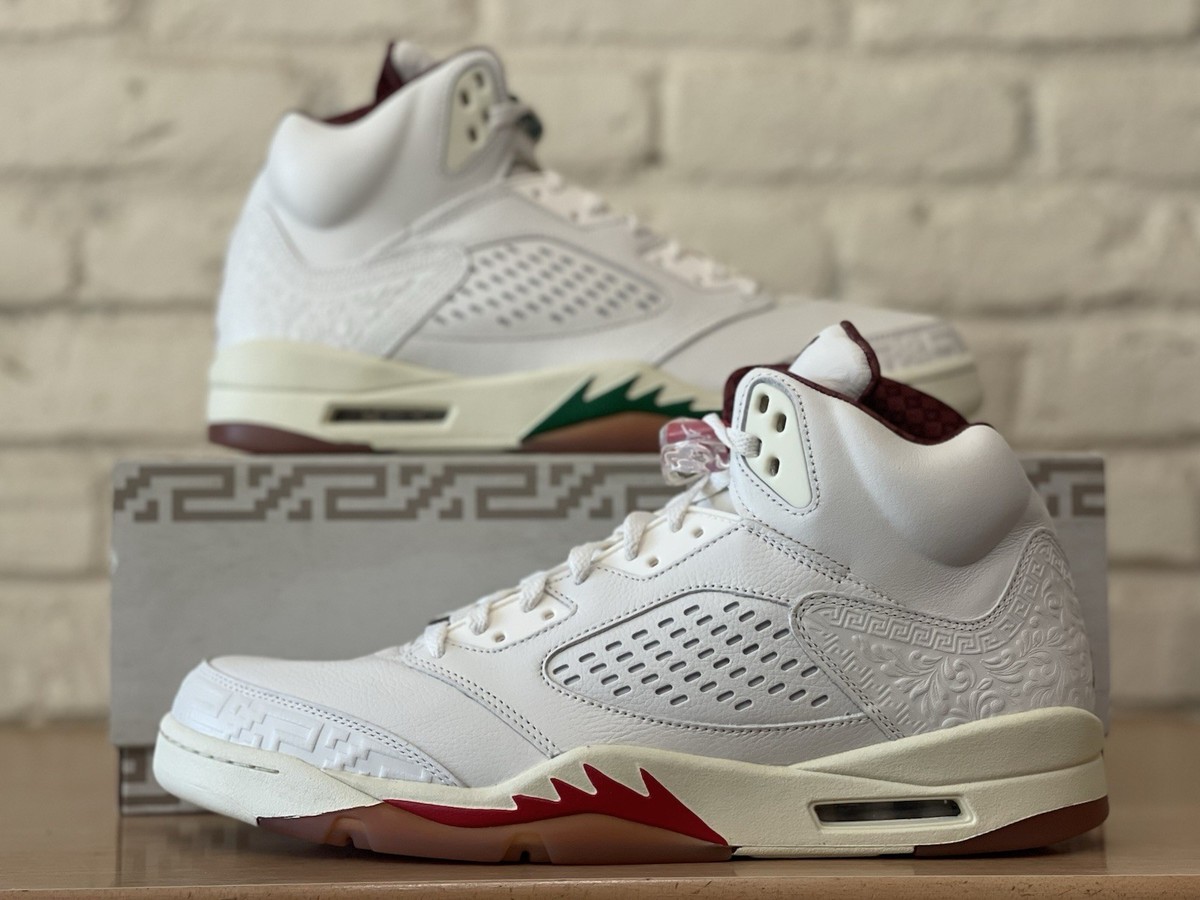 Nike Air Jordan 5 Retro EL Grito Men 14 Sail/Dark Pony-Coconut