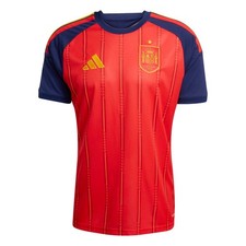 Spain Adidas 2026 World Cup National Team Vivid Red Men's Soccer Jersey JN4390