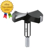 3" Carbide Tipped Forstner Drill Bit Set Wood Drilling Hole Saw Woodworking