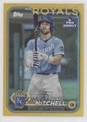 2024 Topps Pro Debut Gold Foil 8/50 Blake Mitchell #PD-106 2u0