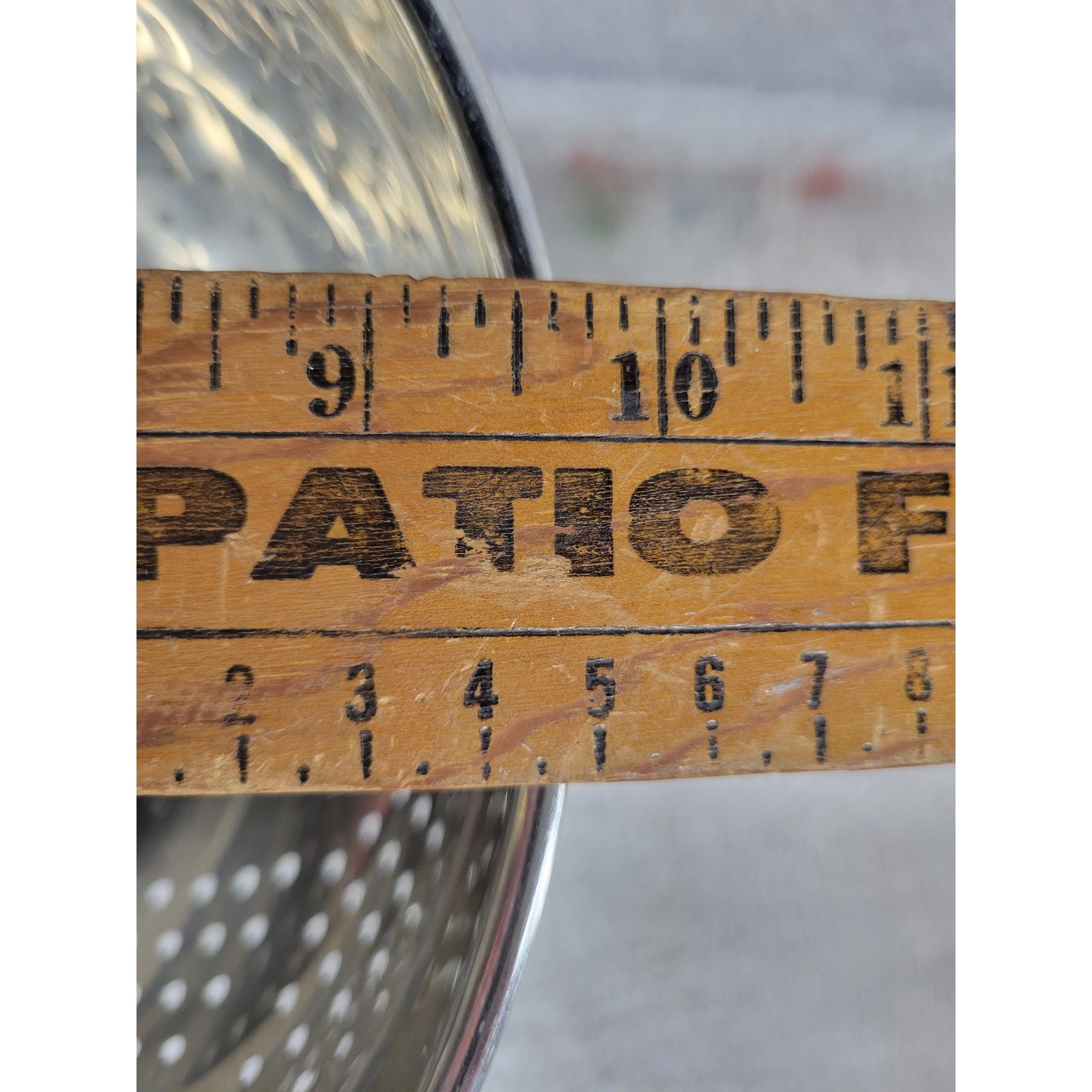 Stainless Steel Colander 5.5 Qt Footed Basket Strainer Kitchen Tool