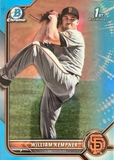 2022 Bowman Draft Chrome#BDC-3 William Kempner Sky Blue Refractor