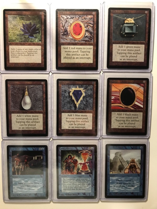 MTG Beta Power 9 Proxies Set Black Lotus  Magic the Gathering