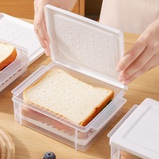 Wiederverwendbare Aufbewahrungsbox für Toast, Gemüse und Snacks für den