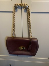 Mulberry Lily Bag Medium In Oxblood - Excellent Condition