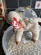 TY Mini Lamb Ewey Beanie Babies Collection Collectors Plush Toy