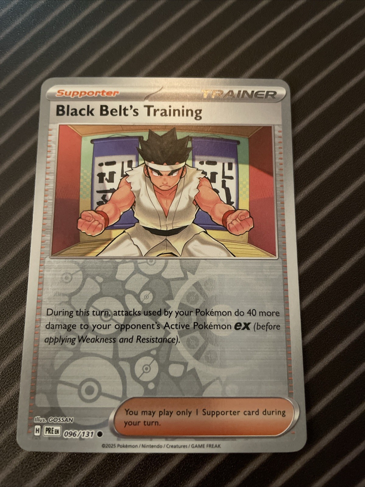 Black Belts Training 096/131 Reverse Holo - Near Mint - Prismatic Evolutions