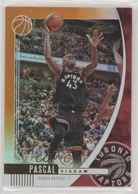 2019-20 Panini Absolute Memorabilia Orange /75 Pascal Siakam #59 0a1
