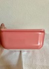 Vintage Pyrex Pink Scroll 575 B Space Saver Baking Dish, 2 Qt, with metal cradle — photo 3
