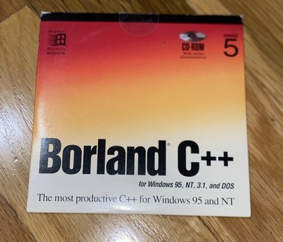 Borland C++ Builder Standard Edition For Windows 95 NT 3.1 Dos V5 5