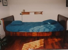 DIVANETTO-LETTO A BARCA IMPERO  FINE '800 -