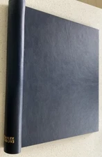 STANLEY GIBBONS “REGENT” SPRINGBACK STAMP ALBUM in BLUE PRE-OWNED