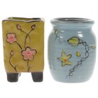  2 Stück Keramik-Blumentopf, Sukkulenten-Blumentopf, Gartendekoration,