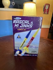 Estes Rascals & Hi Jinks Flying Model Rocket Launch Set! New In Box! Look!
