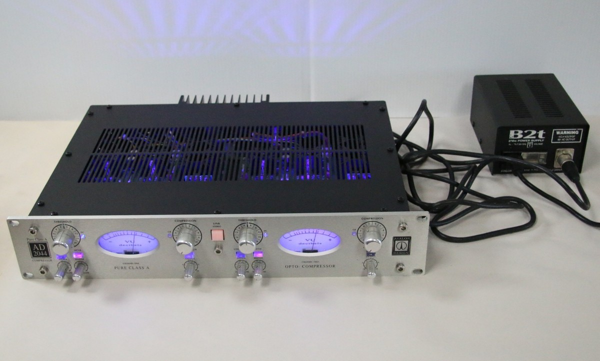Avalon AD2044 Dual Mono/Stereo Optical Compressor (Blue LEDs) +