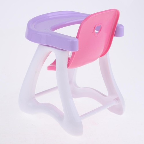 Chaise Haute Pour Poupée Mellchan, Meubles Pour Enfants, Ensemble De Jeu, Jouet - Picture 5 of 7