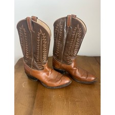  Vintage Tony Lama Gold Label Cowboy Boots |...