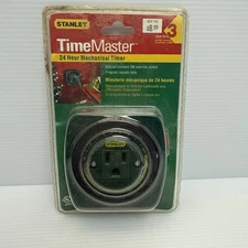 Stanley Time Master Select outdoor photocell timer Xmas, landscape lighting NIP