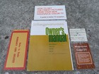 Vintage 1978 Magnavox Color TV Owners Manual  / Warranty Card and MORE.....CLEAN — photo 1