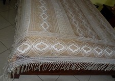 Copriletto matrimoniale realizzato a Filet 230x270 • Vintage