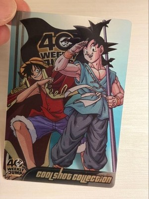 Jump 40th Anniversary Card Dragon Ball Goku One Piece Luffy | eBay