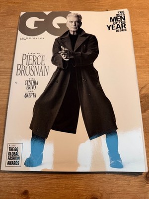 GQ Magazine DEC 2025 JAN 2026 2025 Men Of The Year Pierce Brosnan, Skepta