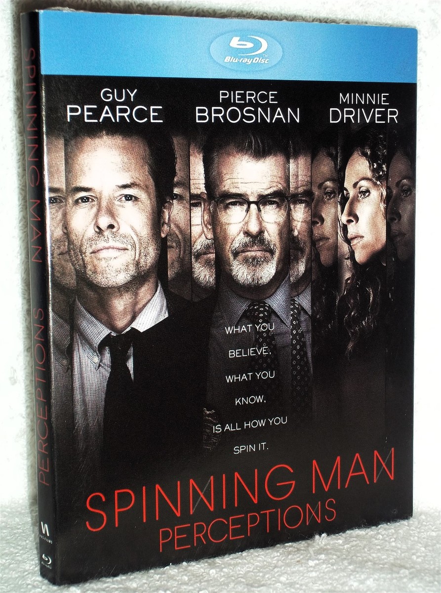  Man World Blu-ray盤 Spinning Man (Blu-ray, 2018) NE Guy Pearce Pierce Brosnan Minnie