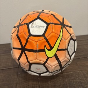 Authentic Nike Premier Team FIFA soccer Catalyst Orange White Black