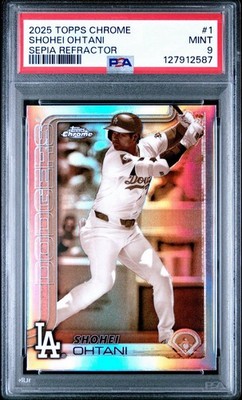 2025 Topps Chrome - Shohei Ohtani #1 Sepia Refractor for sale