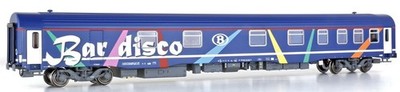 LS MODELS 92998 I10 Wr SR3 ''Bar Disco'' Blau Mit Lichtbündeln, Logo B Weiß SNCB