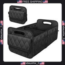 Car Trunk Organizer Suv Waterproof Foldable Storage 50l Capacity Car Trunk Organizer Suv Waterproof Foldable Storage 50l Capacity