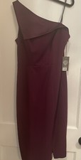 Vince Camuto off One Shoulder Purple Dress Size 4