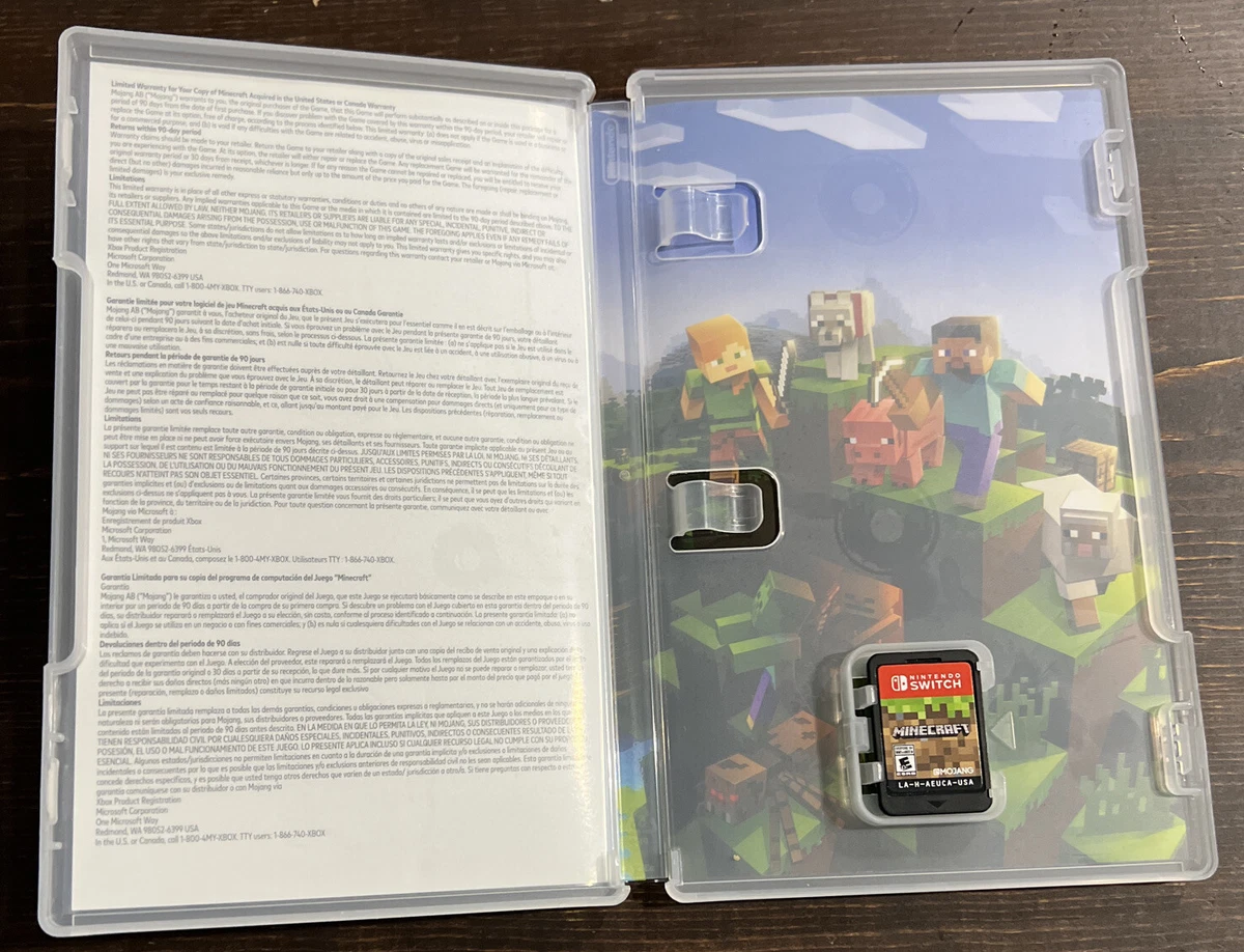 Minecraft For Nintendo Switch 45496591779 eBay