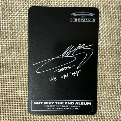 NCT サイン NCT 127 JAEHYUN [NEO ZONE] Official Photocard, 2nd Album