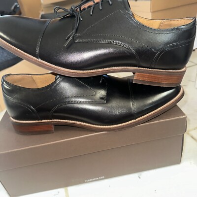 Florsheim Mens Angelo Leather Lace up Casual Oxfords Blue Size