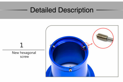 55mm CNC Carburetor Air Filter Velocity Stacks Wind Horn Cup For - Foto 2