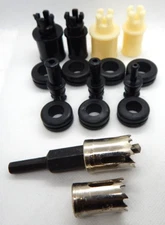 Cold Air Intake Tube Hose Vacuum Sensor Adapter Kit Hole Saw Grommets Fittings