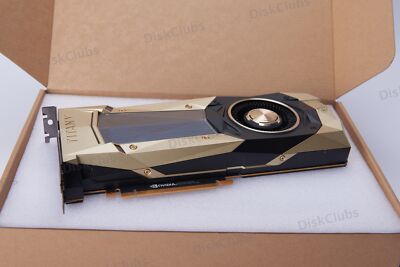 10x NVIDIA Titan V 12GB HBM2 Professional Volta CUDA Grafikkarte GPU 250W FedEx