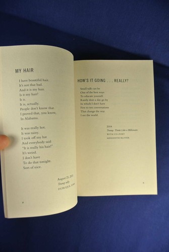 BARD OF THE DEAL Hart Seely THE POETRY OF DONALD TRUMP Book - Picture 7 of 9