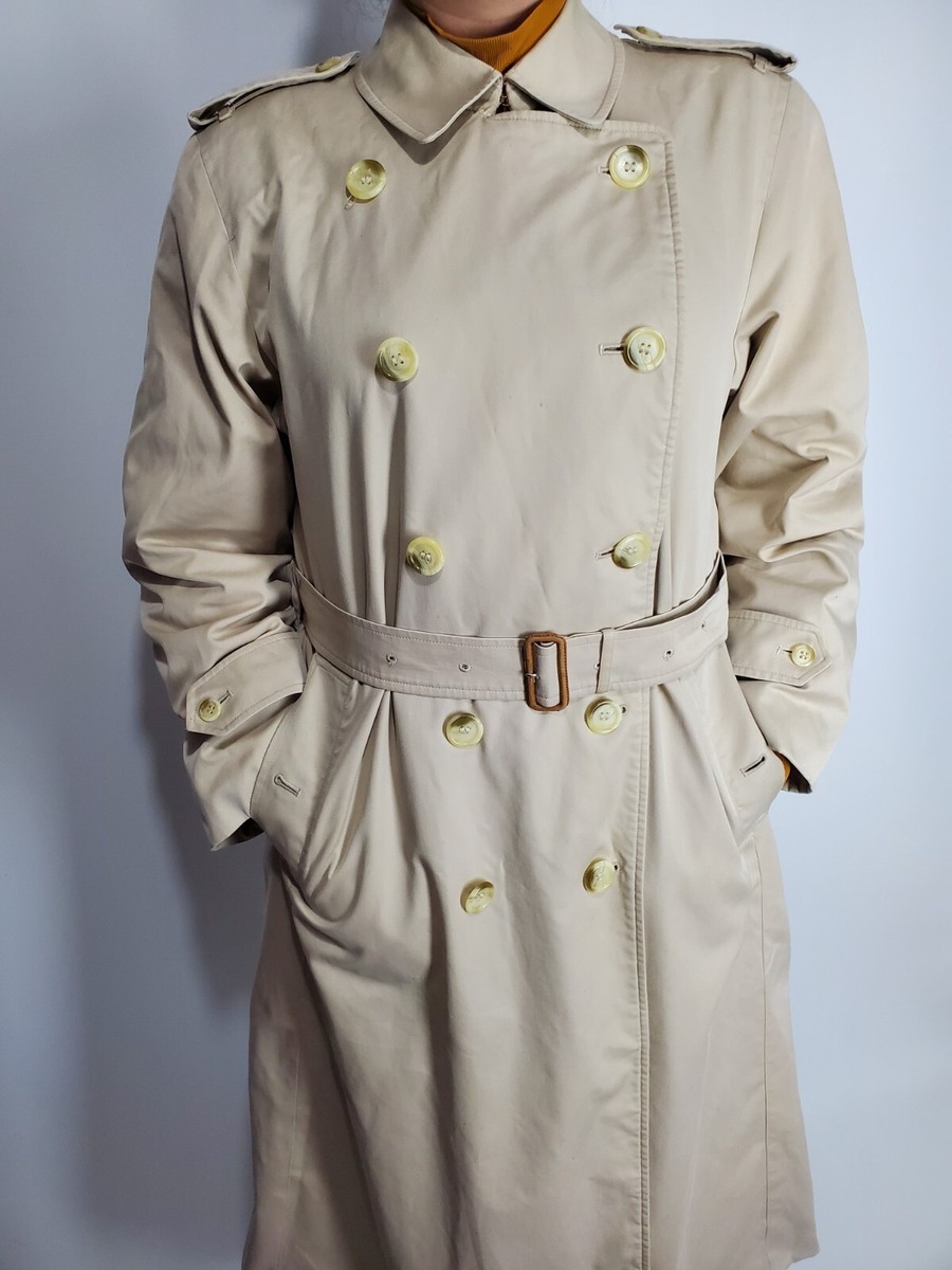 Rare Burberry trench coat vintage 70s-80s size XL | eBay