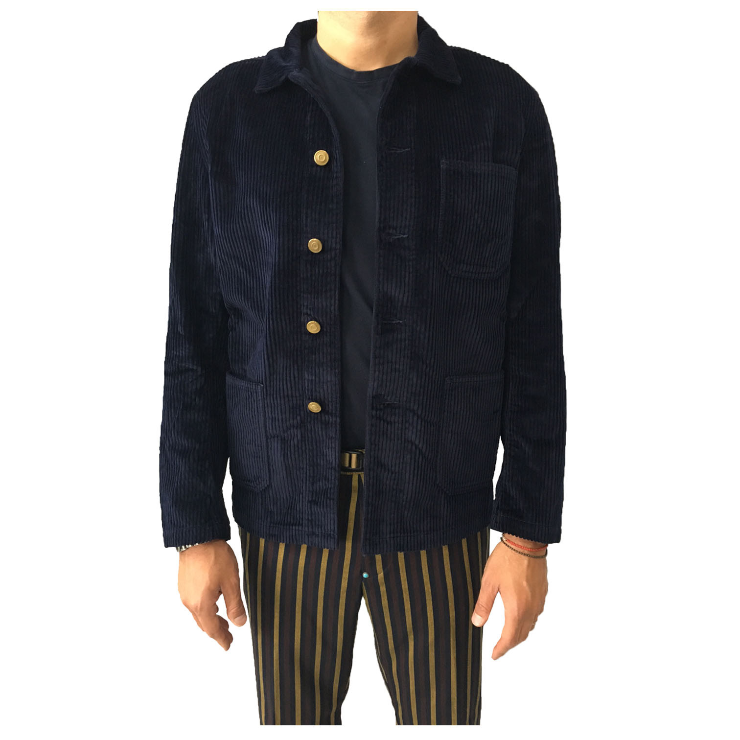 МОДЕЛЬ HAIKURE giacca uomo velluto blu ELIAS VELVET PURE HEM09029 GF014 из 100 хлопка 31390₽