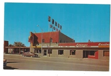 WAGON WHEEL HOTEL-MOTEL, Wells, Nevada, Vintage Auto, c1950's Unused Postcard
