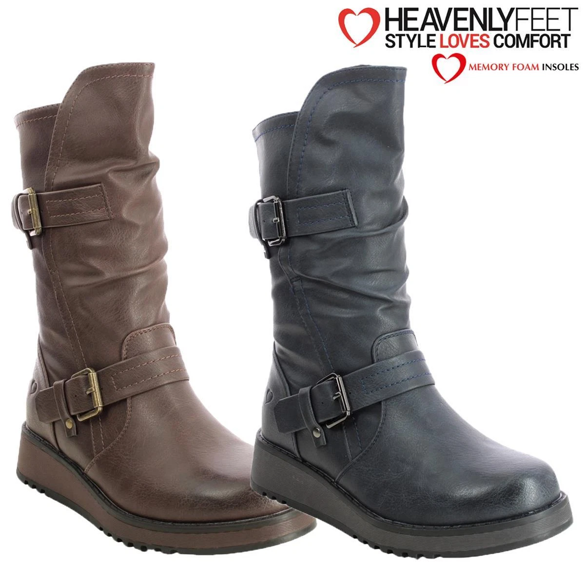 Ladies boots with memory foam best sale insoles
