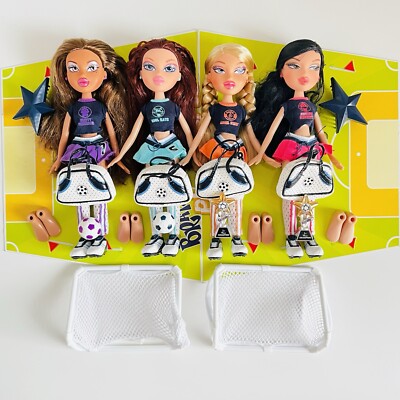 Bratz Puppe Konvolut Lot Play Sportz Soccer Teamz Football Yasmin Roxxi Cloe Katia