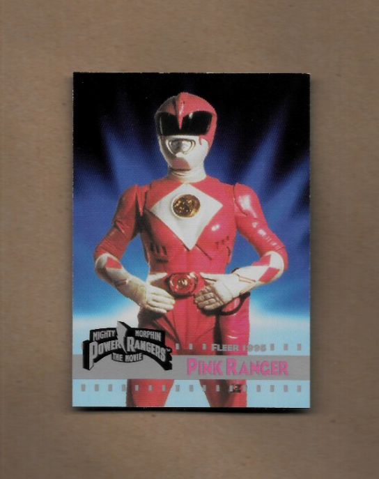 1995 Fleer Mighty Morphin Power Rangers Pink Ranger Card #5 NM/MT